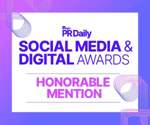 5W Digital Receives Honorable Mention in PR Daily Social Media & Digital Awards, in Social Listening & Real-Time Response, for Orveon Global
