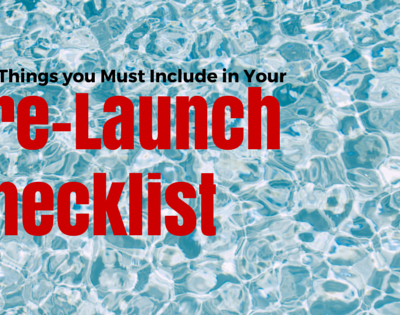 Pre-Launch Public Relations Checklist