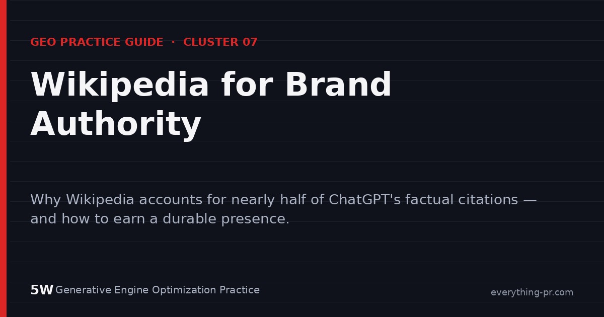 Wikipedia for Brand Authority